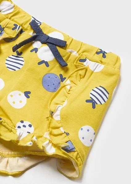 4PC Girls Shirt & Short Playset