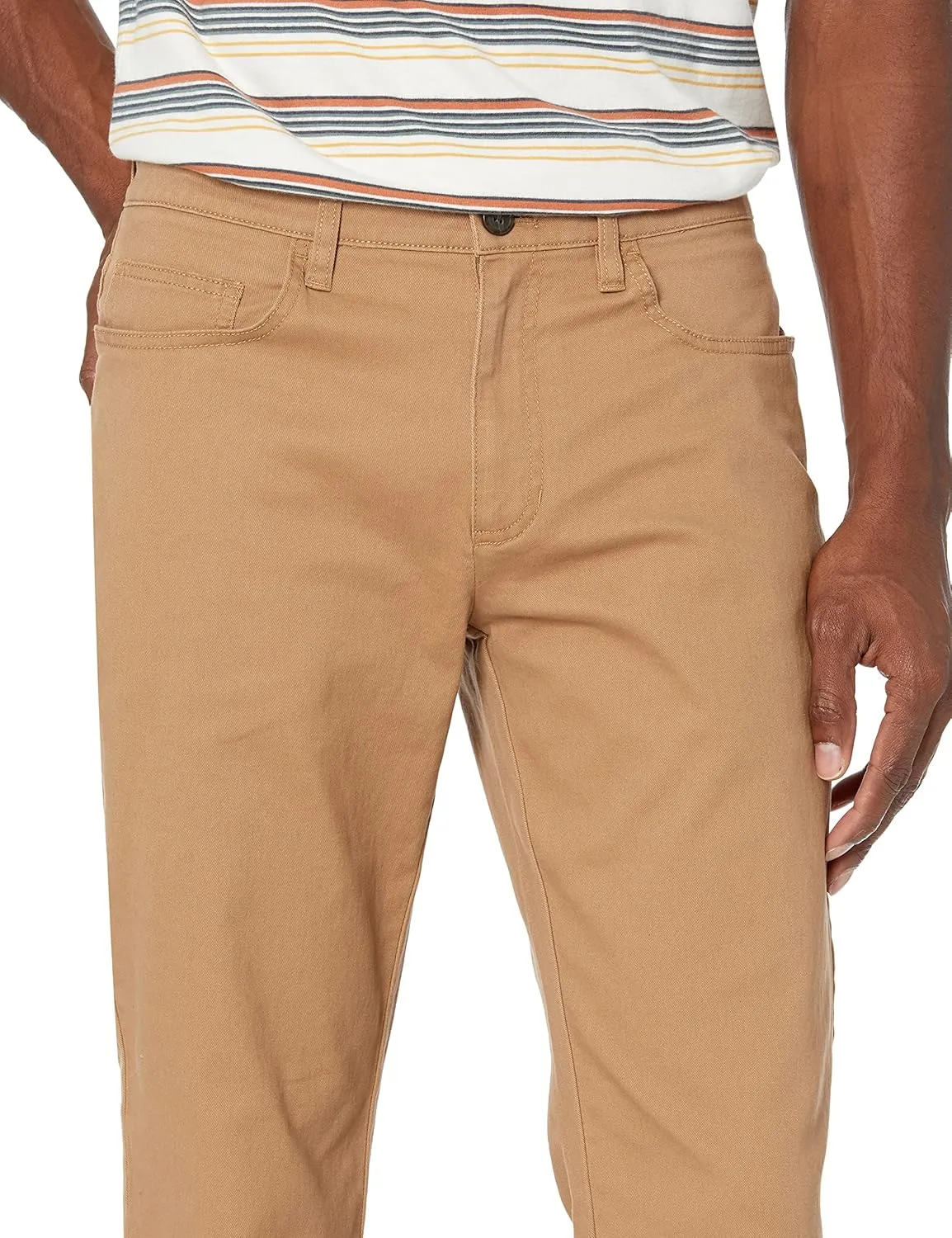 Amazon Essentials Men's Chino, Slim-Fit Pants with 5-Pockets, Comfort Stretch (Previously GoodThreads)