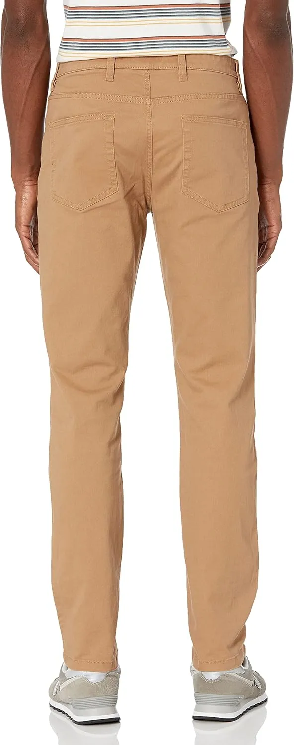 Amazon Essentials Men's Chino, Slim-Fit Pants with 5-Pockets, Comfort Stretch (Previously GoodThreads)