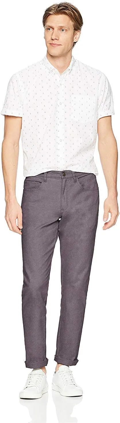 Amazon Essentials Men's Chino, Slim-Fit Pants with 5-Pockets, Comfort Stretch (Previously GoodThreads)