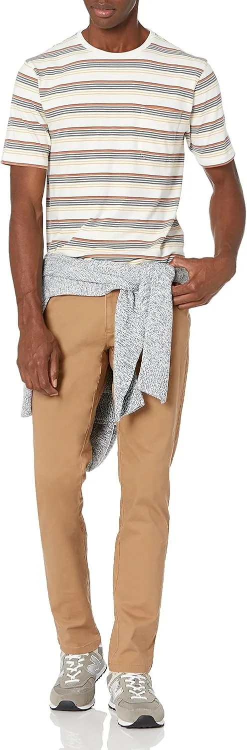Amazon Essentials Men's Chino, Slim-Fit Pants with 5-Pockets, Comfort Stretch (Previously GoodThreads)