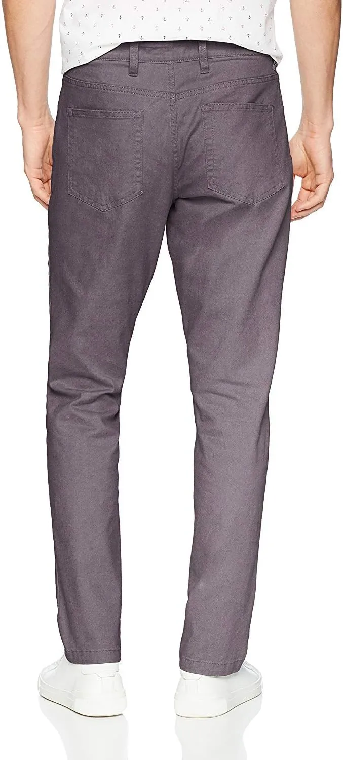 Amazon Essentials Men's Chino, Slim-Fit Pants with 5-Pockets, Comfort Stretch (Previously GoodThreads)