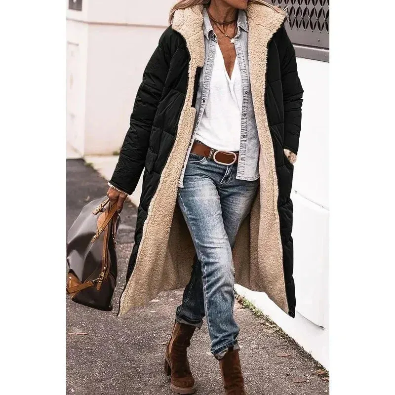 Ava | Oversized Sherpa-Lined Winter Coat