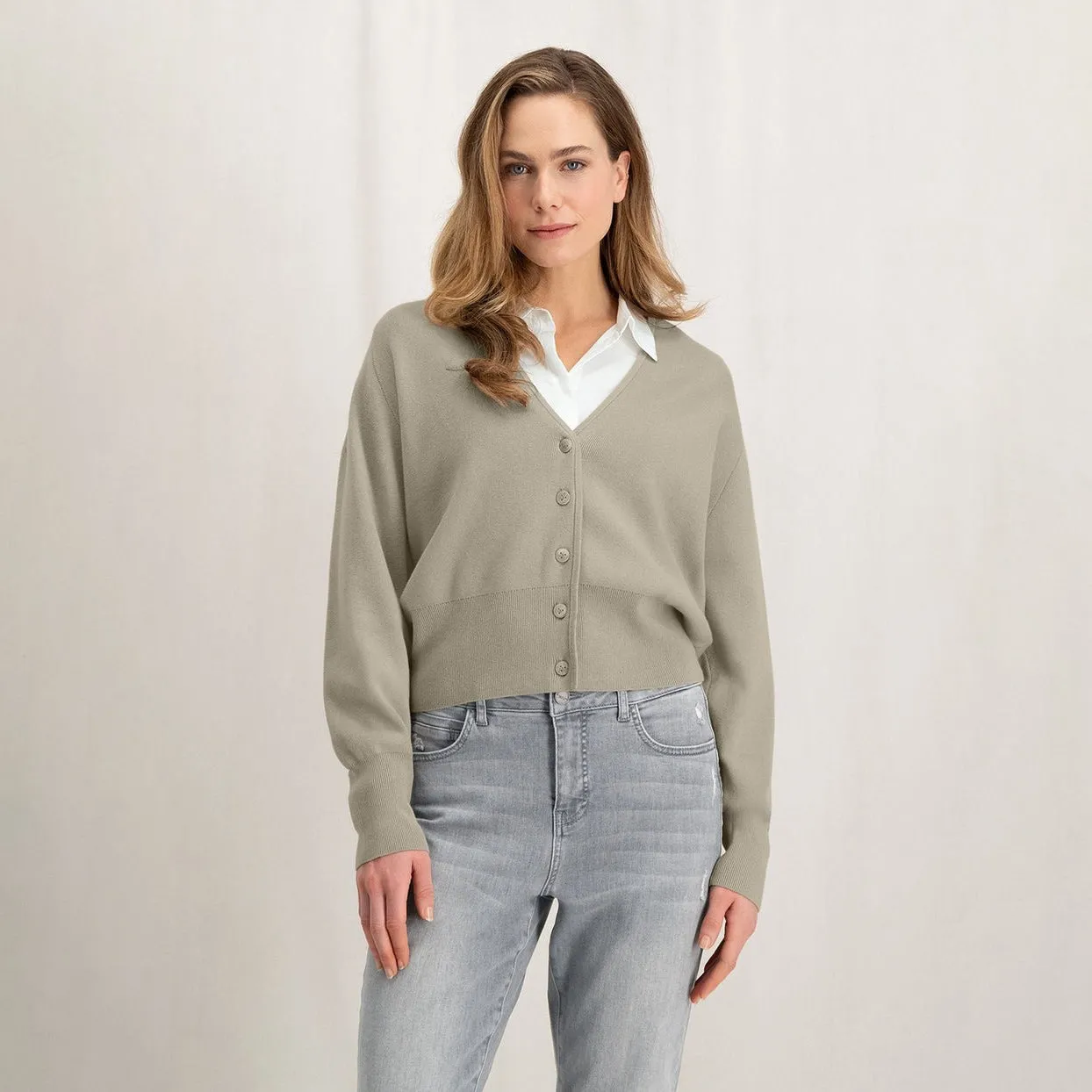 Basic Soft Polin Blouse - Pure White