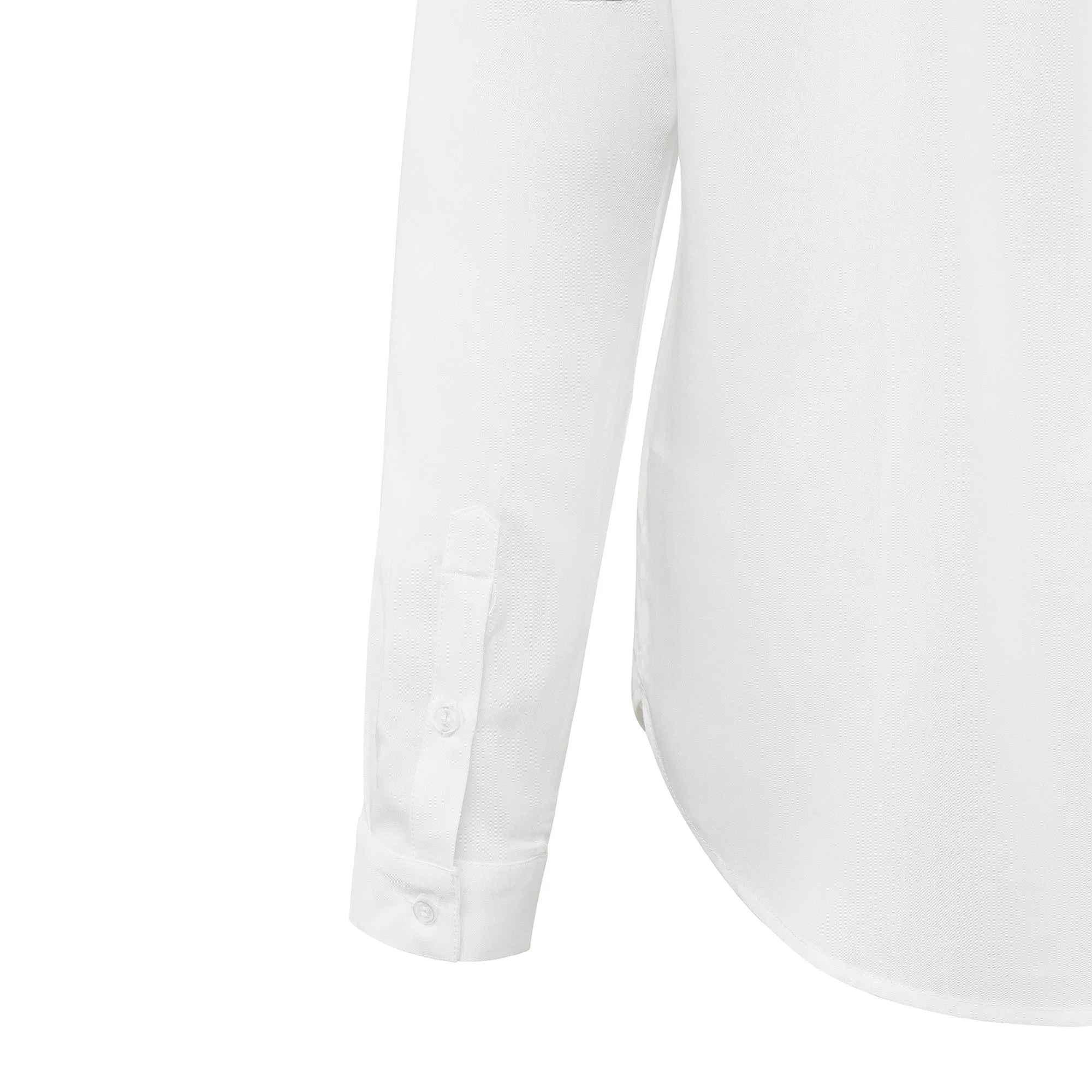Basic Soft Polin Blouse - Pure White