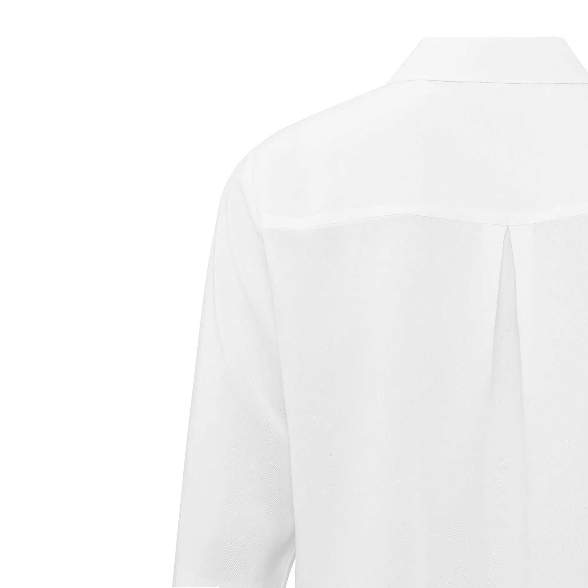 Basic Soft Polin Blouse - Pure White