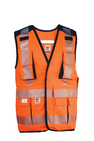 Big Bill 648HVT Hi Vis Class 2 Ripstop Surveyors Vest