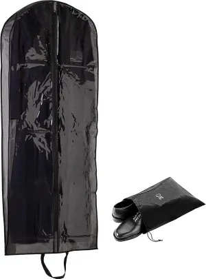 Breathable Long Clear Coat   Fur Storage Garment Bag | 54 Inch   5 Inch Gusset | Mink, Wool, Winter, Trench Coat, Long Dress Cover | Hanging Clothes Protector