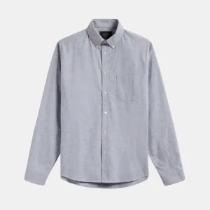 Brushed Oxford Shirt (Blue)