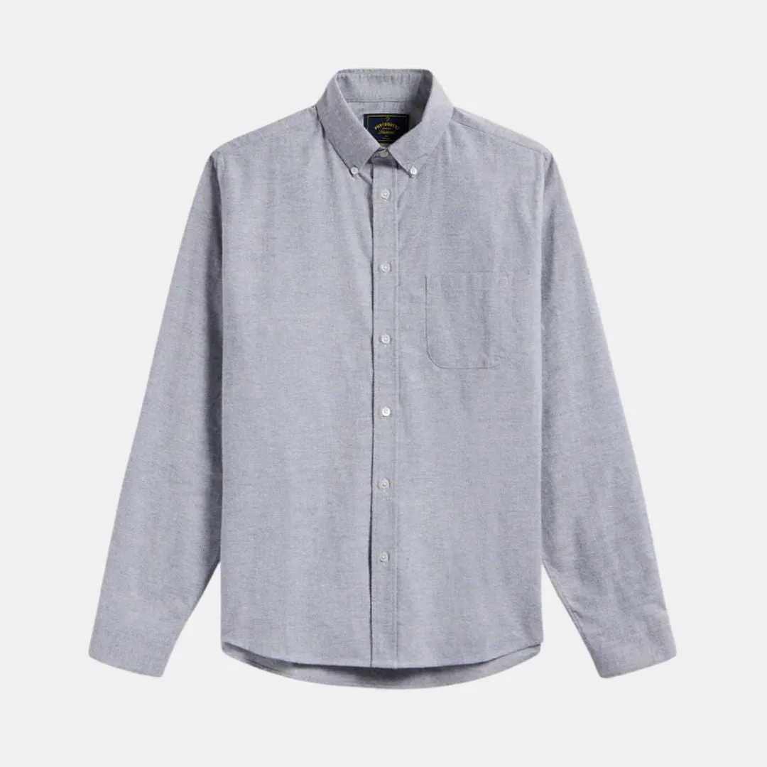 Brushed Oxford Shirt (Blue)