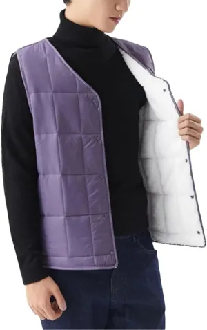 Dcvmvmn Men Winter Cotton Padded Sleeveless Vest Jackets Solid Thicken Warm Coats Soft Waistcoat
