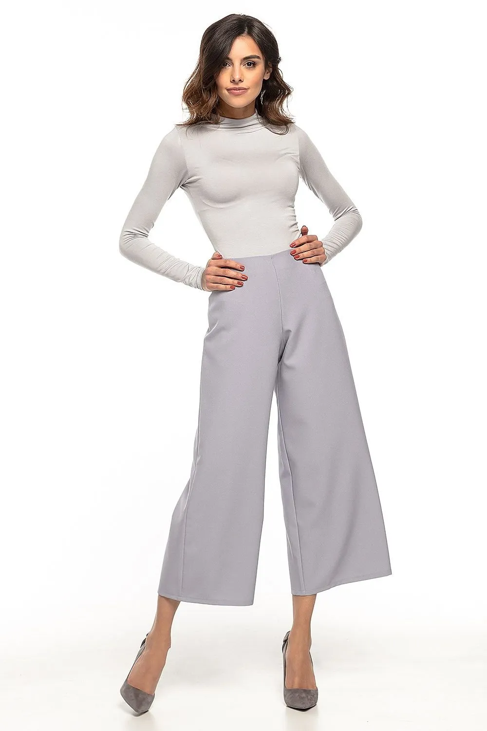 Elegant High-Waisted Wide-Leg Pants for Women