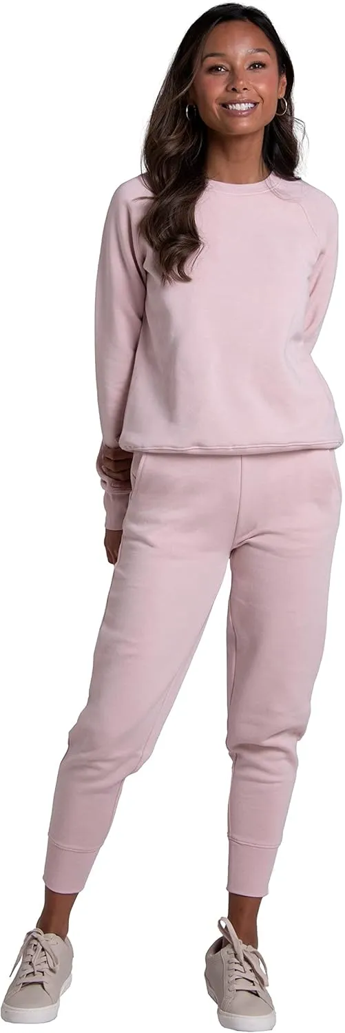 Fruit of the Loom Women's Crafted Comfort Crafted Comfort Joggers & Open Bottom Pants