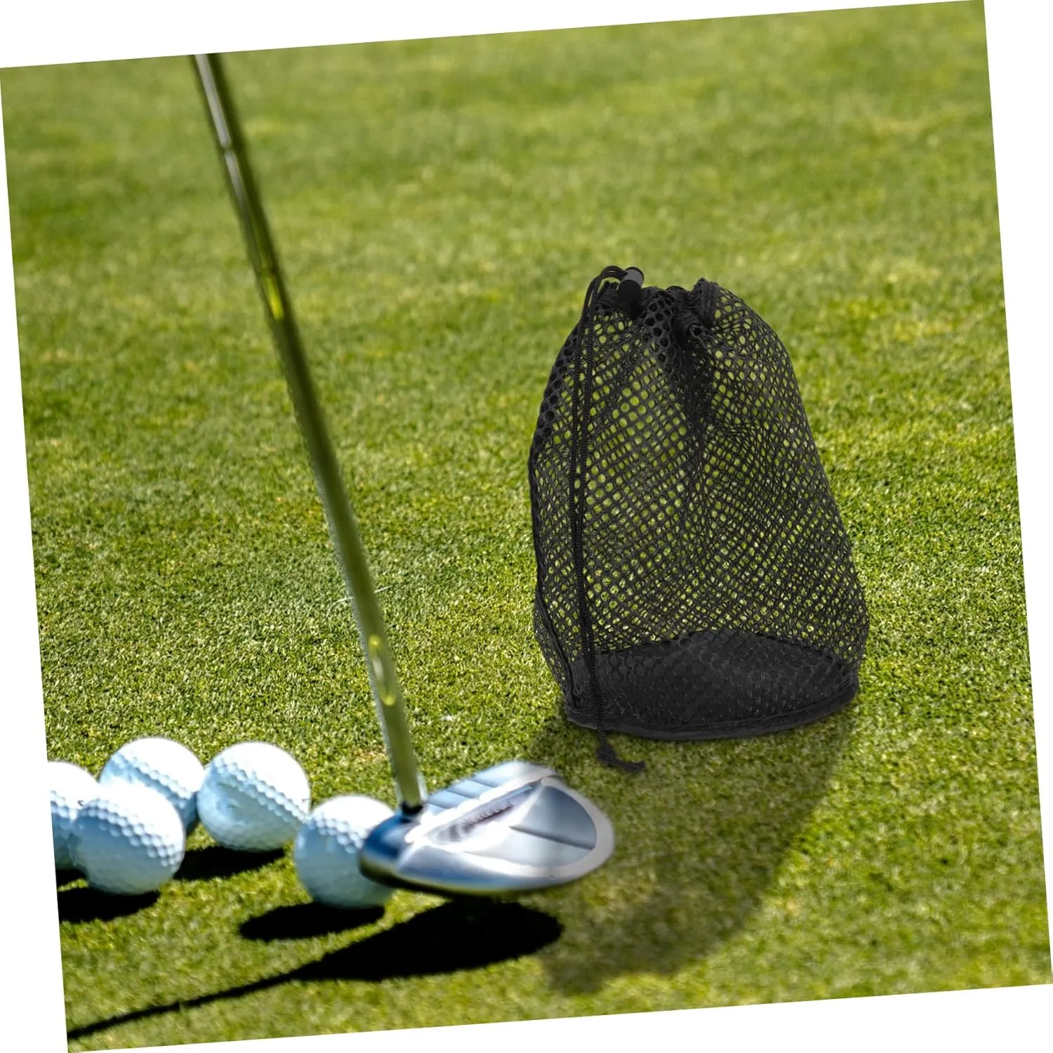 Golf Bag Drawstring Ball Holders Sport Accessories Golf Tees Pouches Tennis Storage Bag Ball Picker Bags