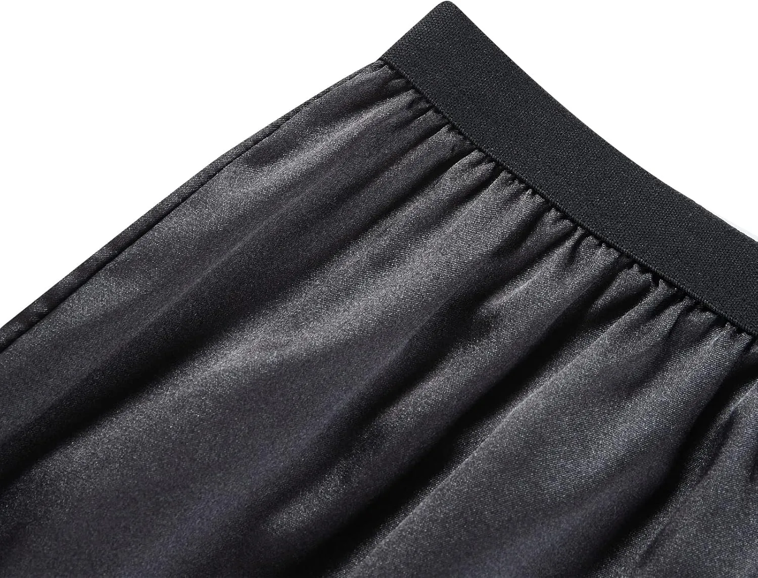 Half Slip for Women Under Dress Plus Size Long Satin Underskirt Breathable Lace Trim Maxi Slip Skirt