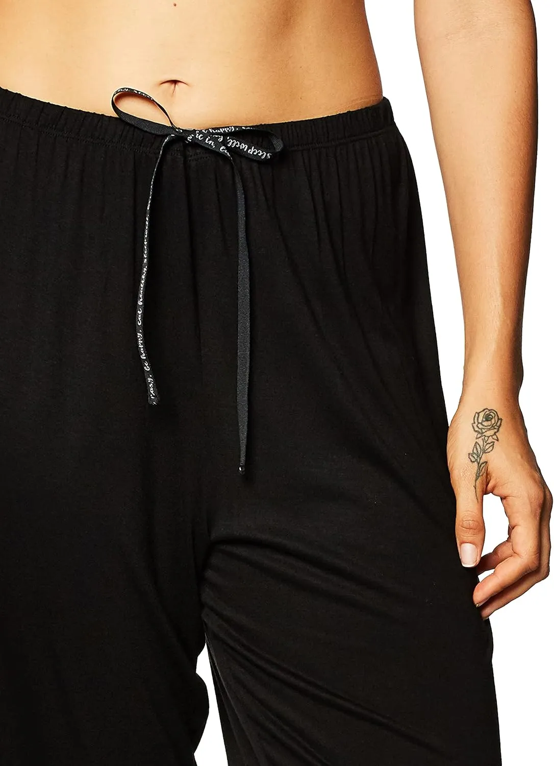 HUE Women's Sleepwell with TempTech Pajama Pants-Perfect Temperature Control, Luxurious Comfort