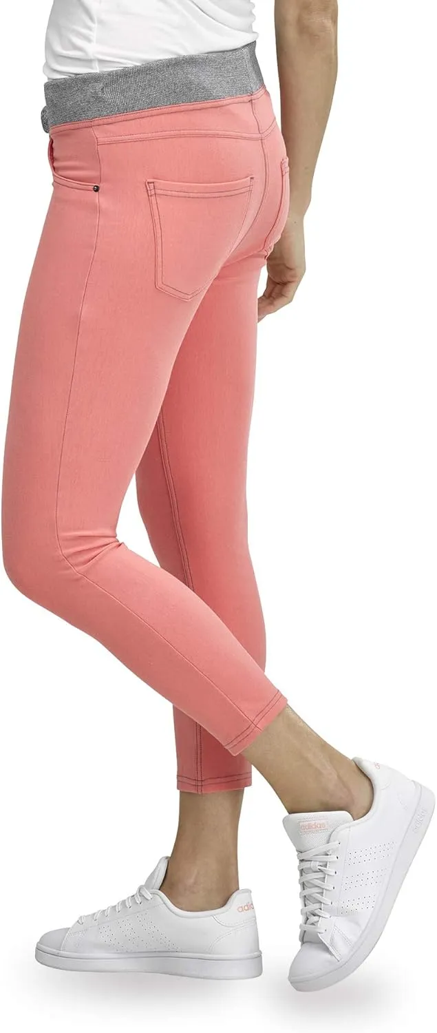 HUE Women's Sweatshirt Denim Capri Leggings