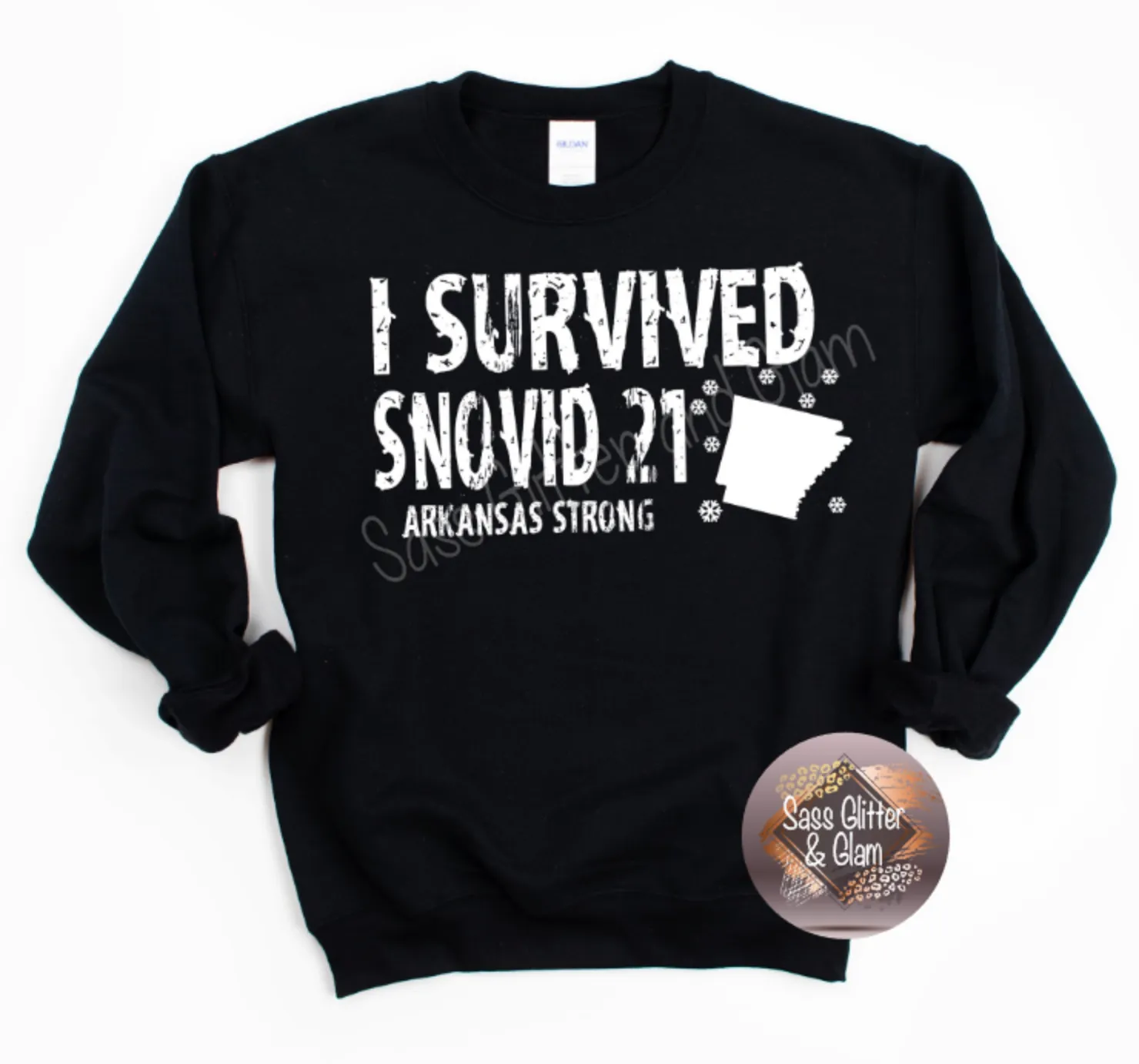 I survived snovid 21 Arkansas Strong