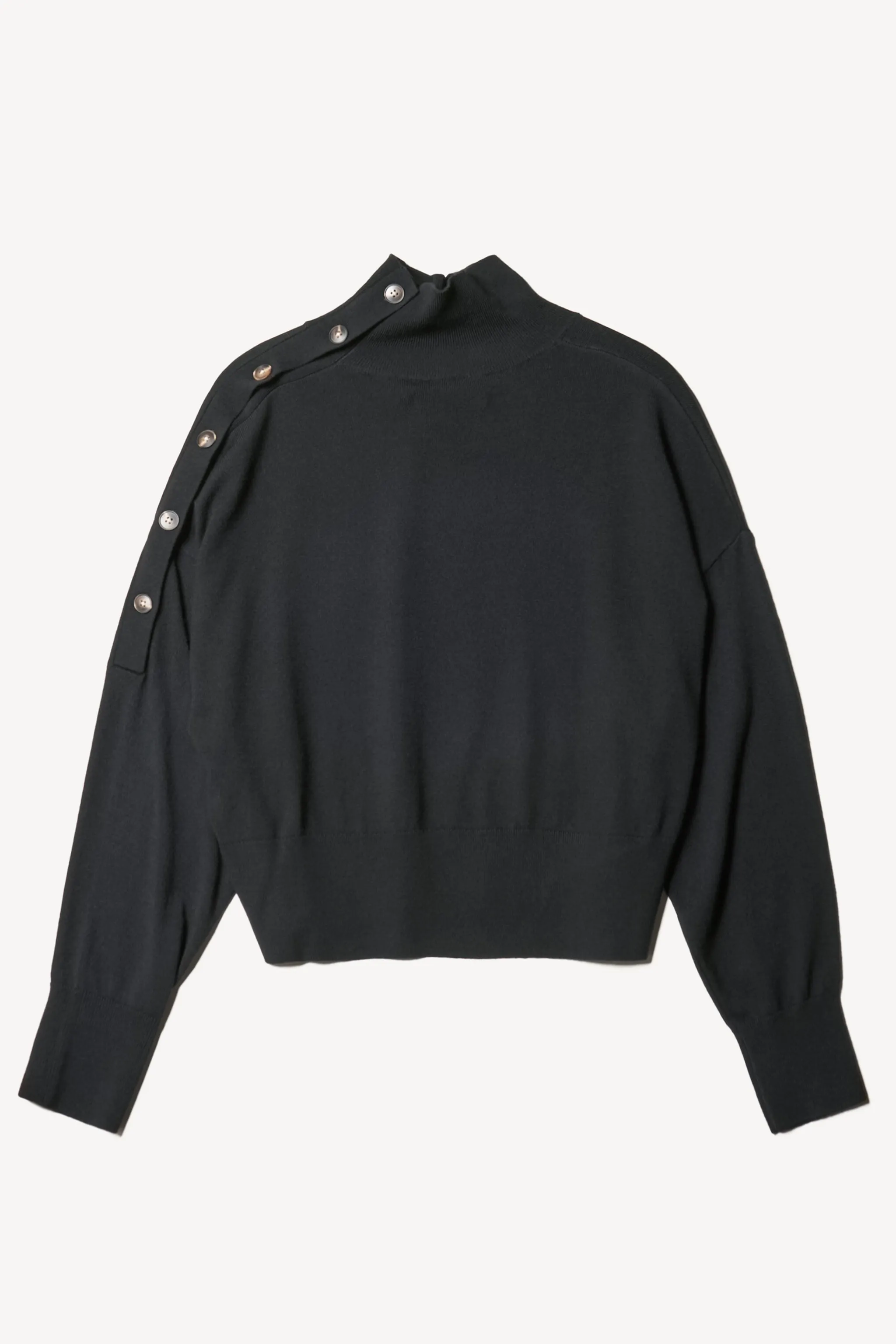 Impart Mock Neck Knit Black