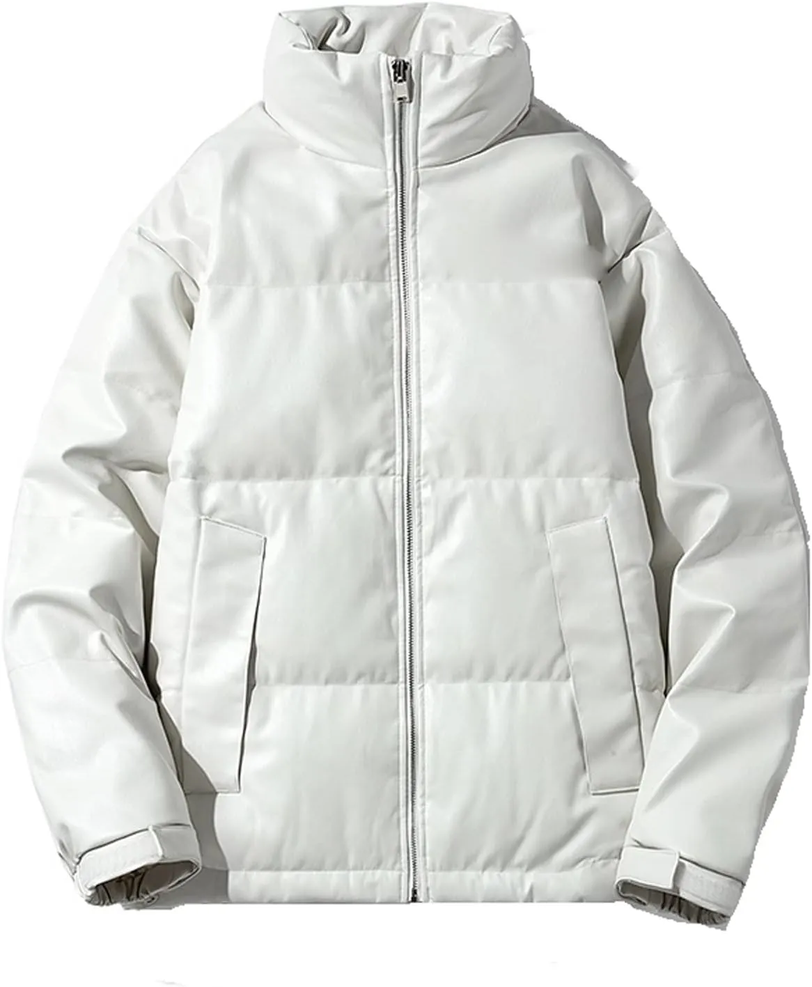 Jacket for men Mens Down Jacket Men Winter Fleece Solid Fashion Windproof Cotton Padded Coat Jackets For Men