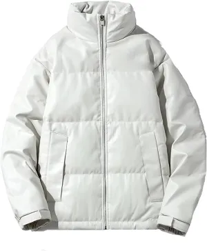 Jacket for men Mens Down Jacket Men Winter Fleece Solid Fashion Windproof Cotton Padded Coat Jackets For Men