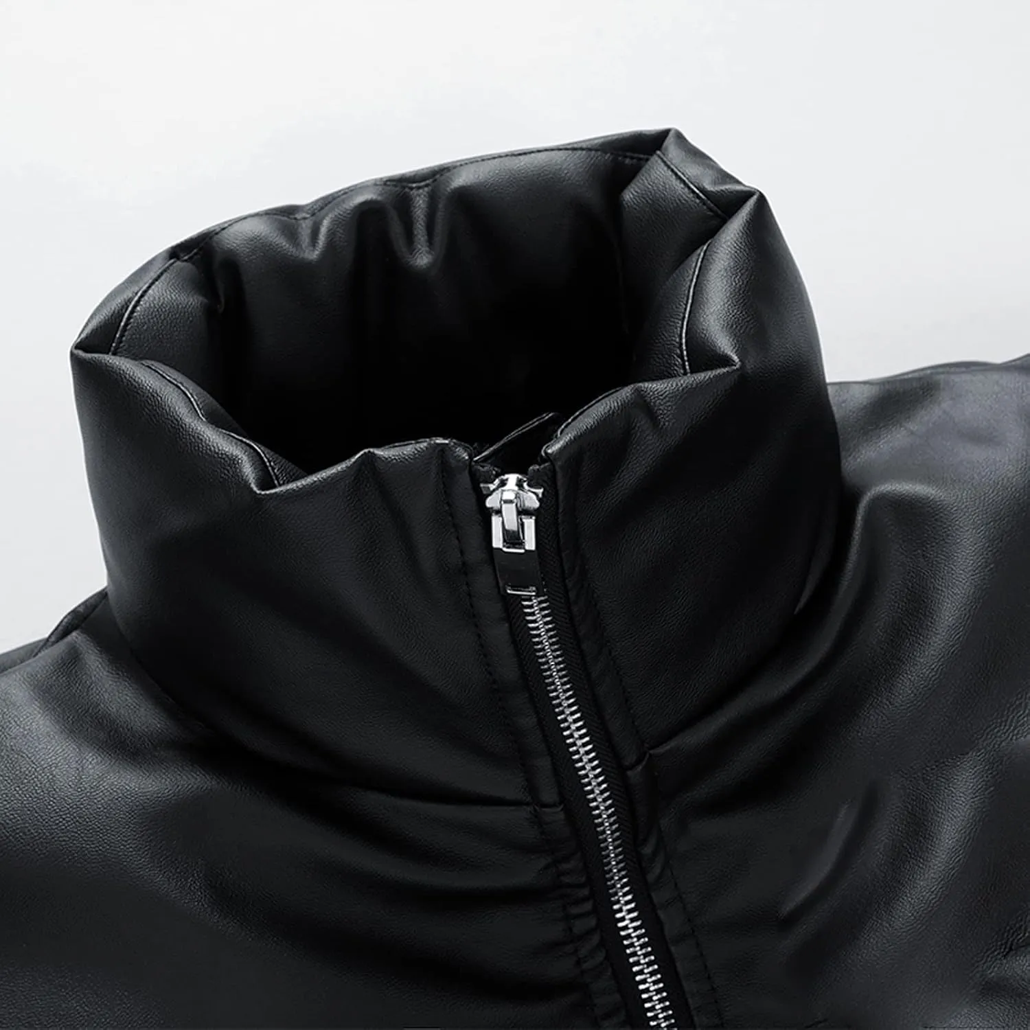 Jacket for men Mens Down Jacket Men Winter Fleece Solid Fashion Windproof Cotton Padded Coat Jackets For Men