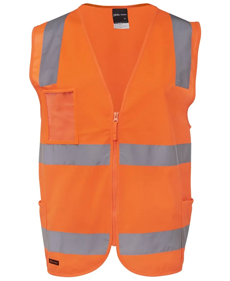 JB's HI VIS DAY/NIGHT ZIP SAFETY VEST - 6DNSZ