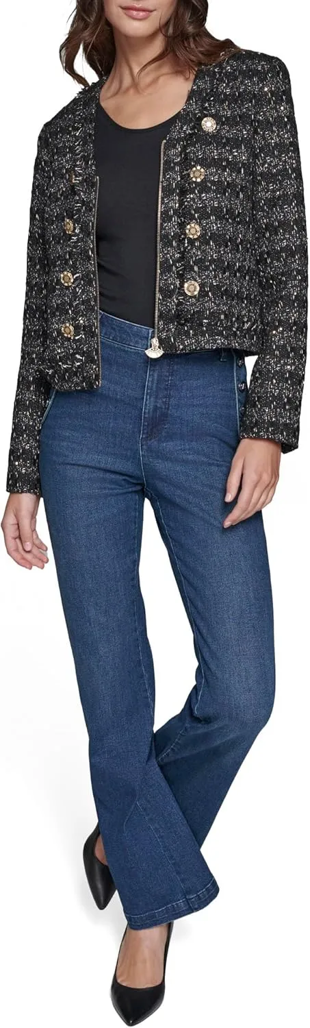 Karl Lagerfeld Paris Women's Structured Suiting Jacket