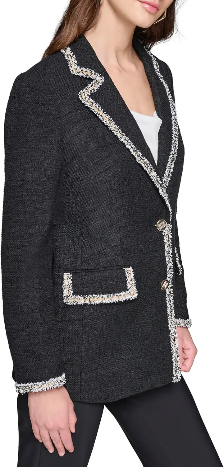 Karl Lagerfeld Paris Women's Structured Suiting Jacket