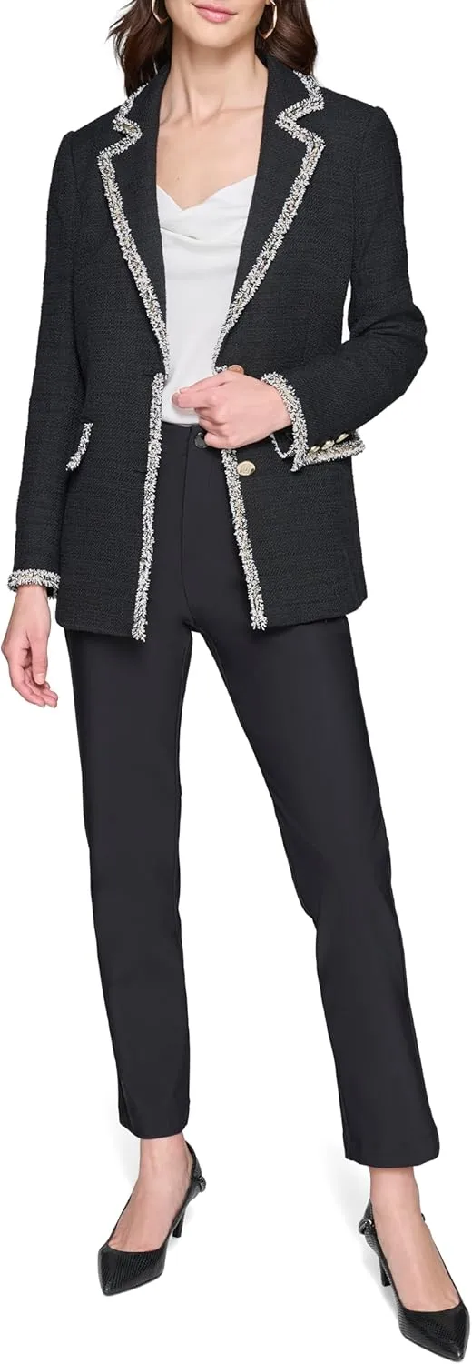 Karl Lagerfeld Paris Women's Structured Suiting Jacket