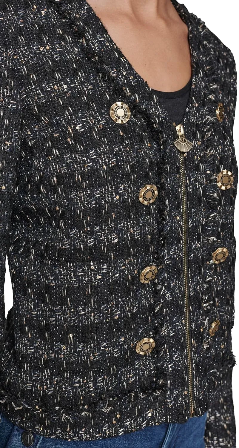 Karl Lagerfeld Paris Women's Structured Suiting Jacket