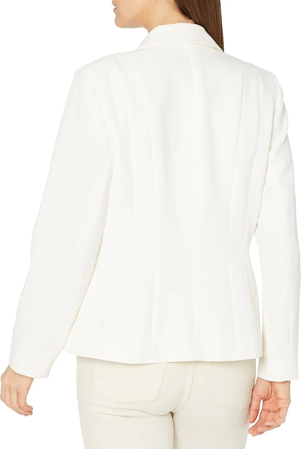 Kasper Women's Petite Size Stretch Crepe One Button Jacket