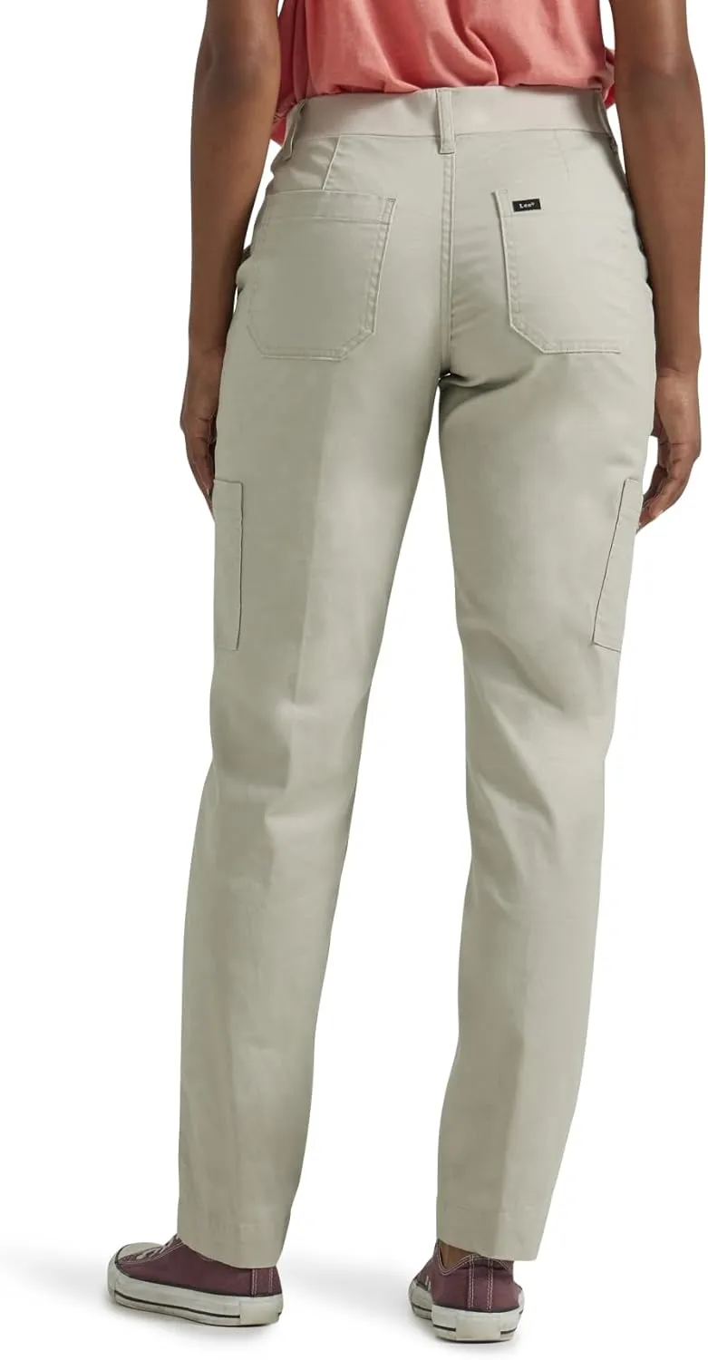 Lee Women's Petite Ultra Lux Comfort with Flex-to-go Utility Pant