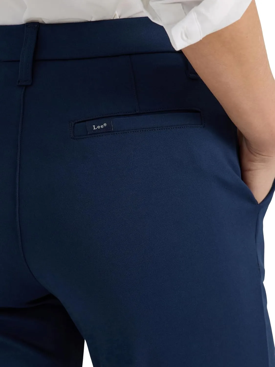 Lee Women's Ultra Lux Comfort Any Wear Side Vent Ankle Pant