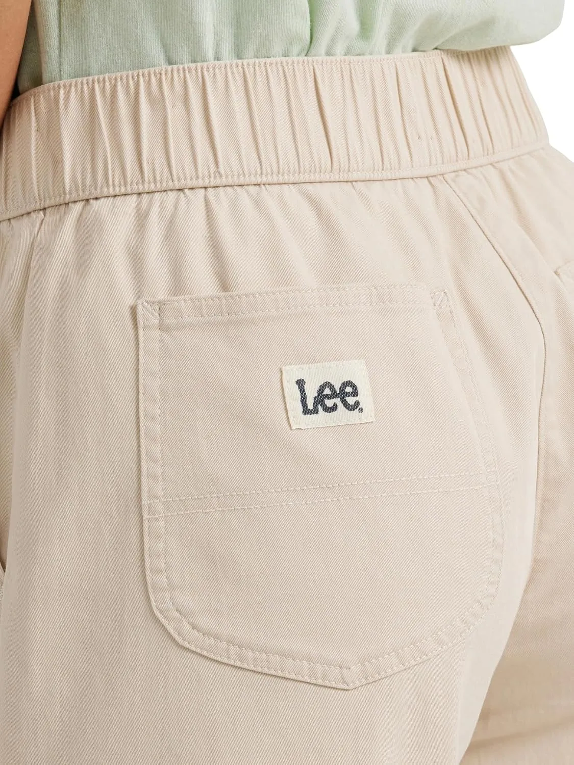 Lee Women's Ultra Lux Comfort Wide Leg Utility Crop Capri Pant
