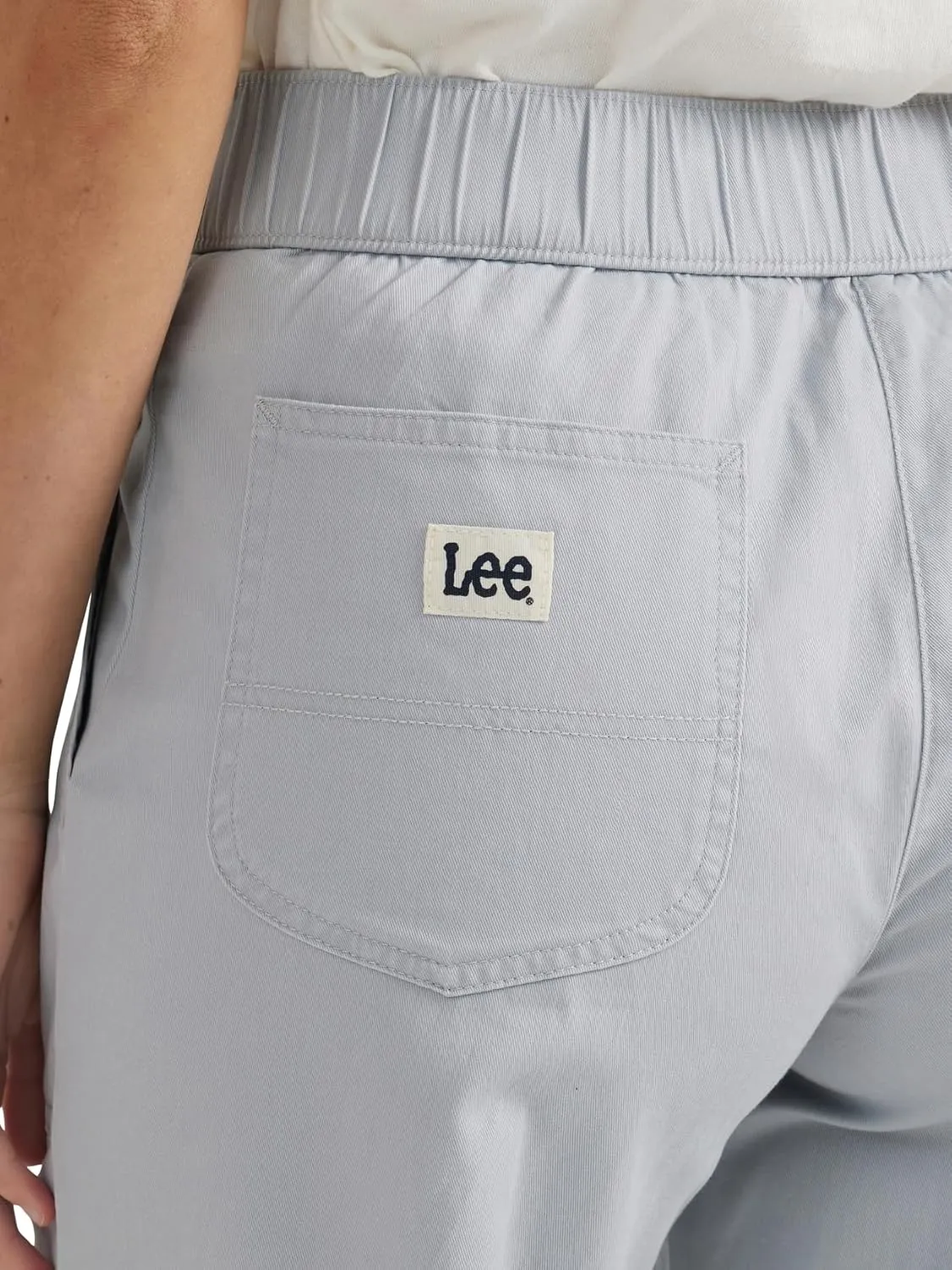 Lee Women's Ultra Lux Comfort Wide Leg Utility Crop Capri Pant