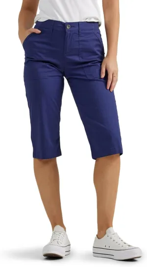 Lee womens Ultra Lux Comfort With Flex-to-go Utility Skimmer Capri Pant