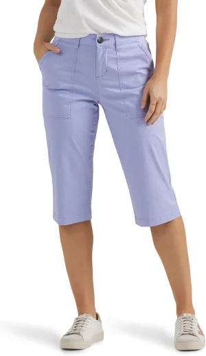 Lee womens Ultra Lux Comfort With Flex-to-go Utility Skimmer Capri Pant