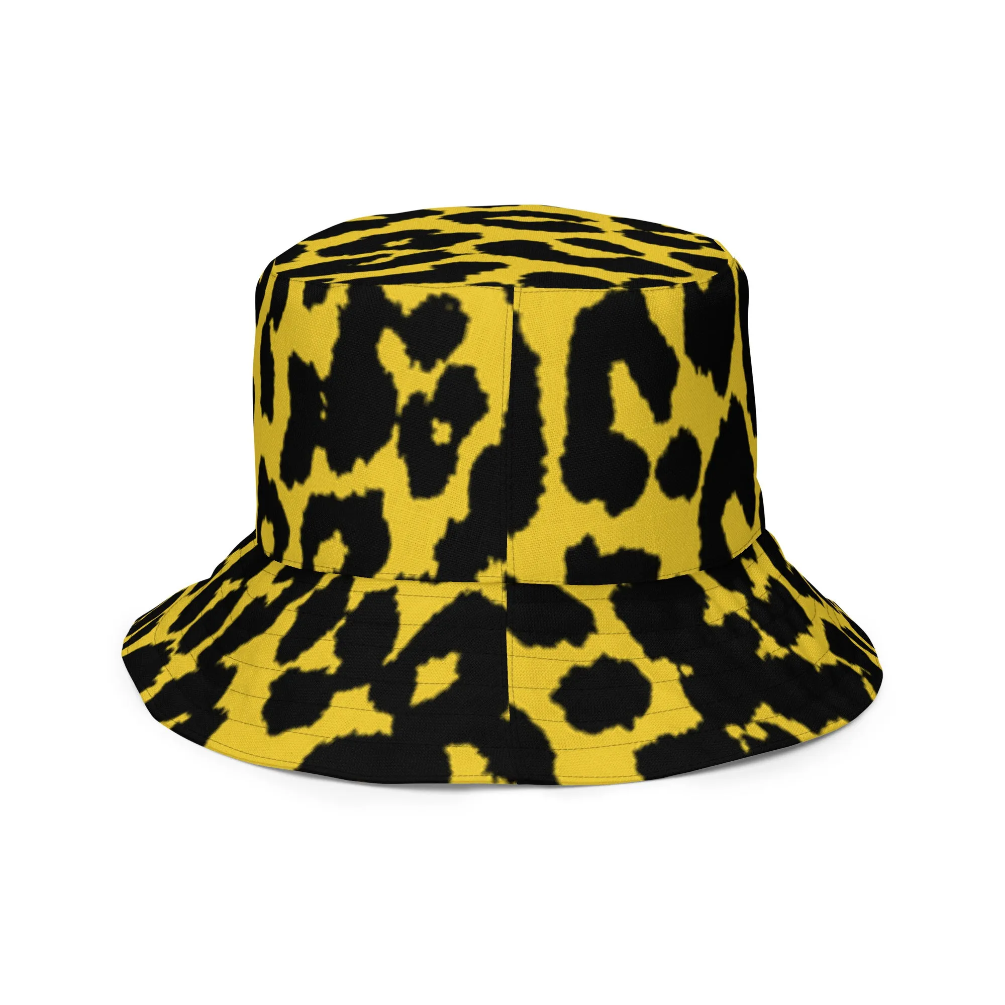 Leopard Print Reversible bucket hat