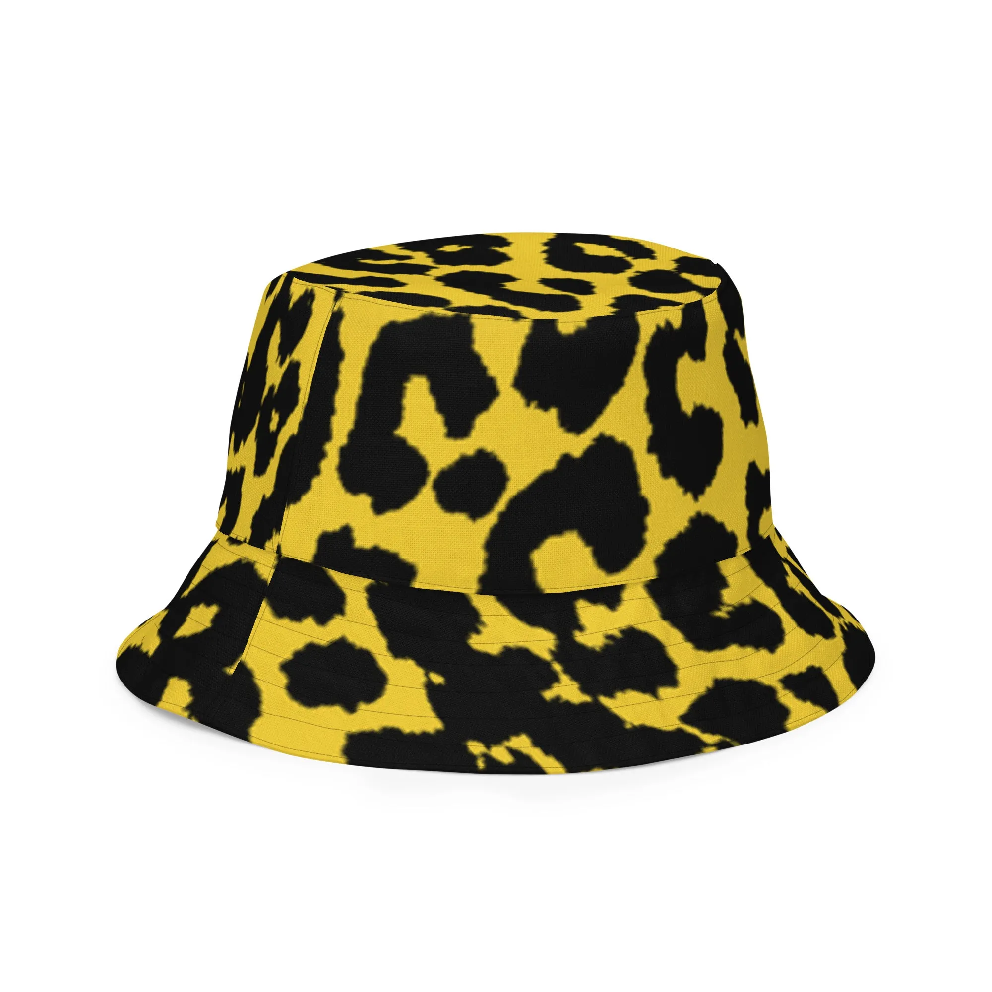 Leopard Print Reversible bucket hat