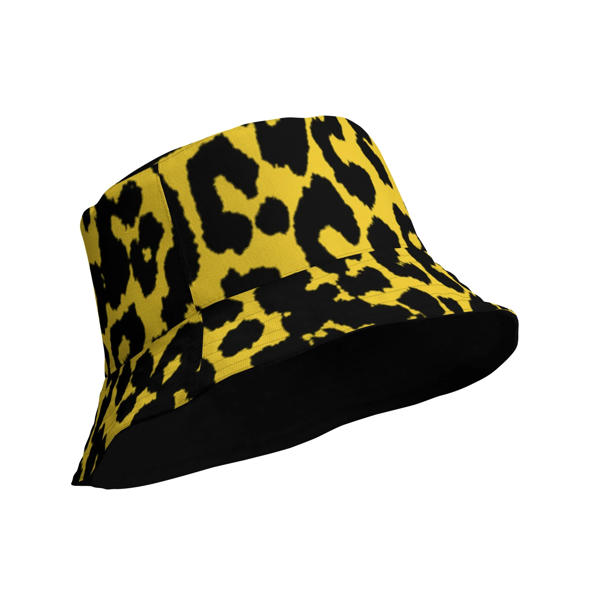 Leopard Print Reversible bucket hat