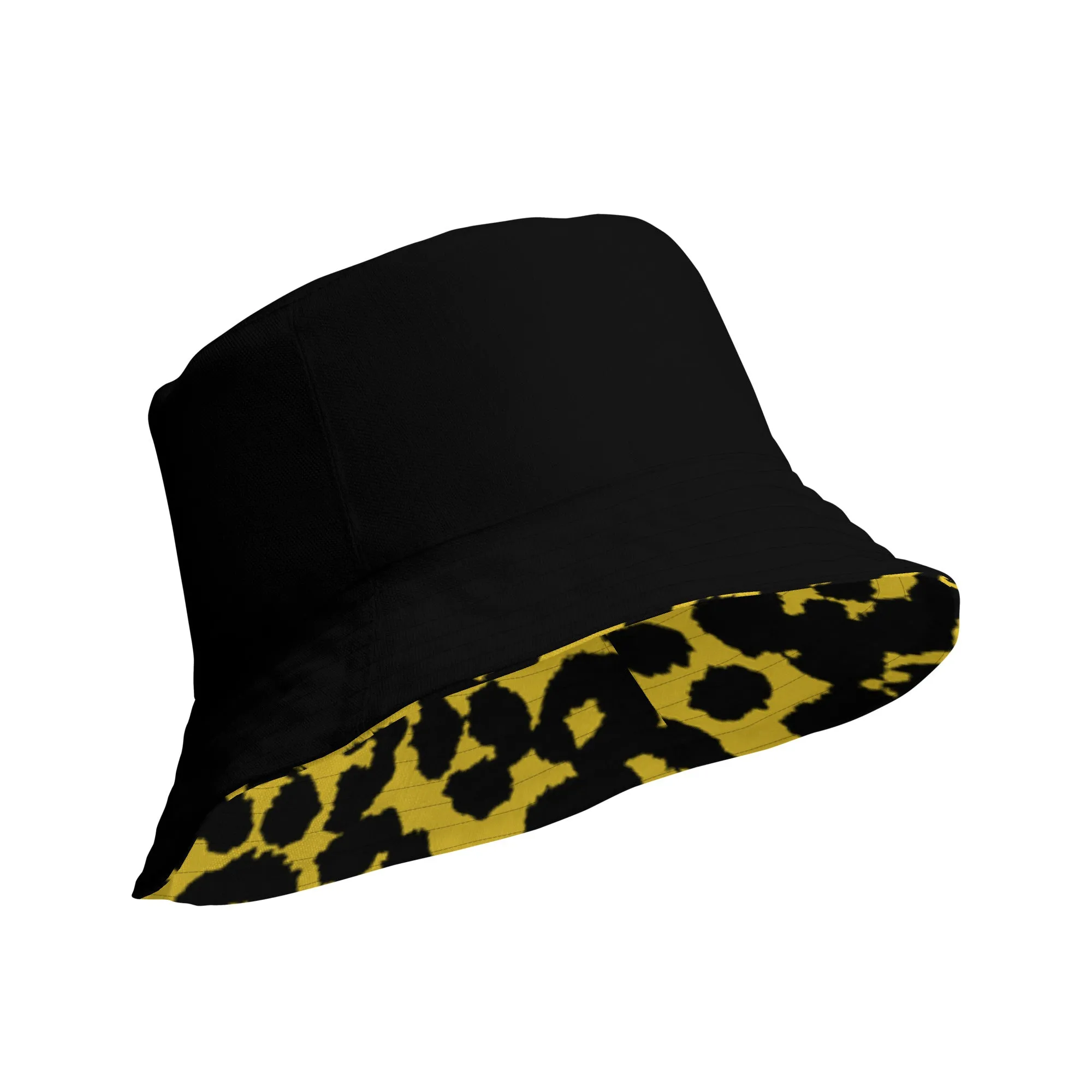 Leopard Print Reversible bucket hat