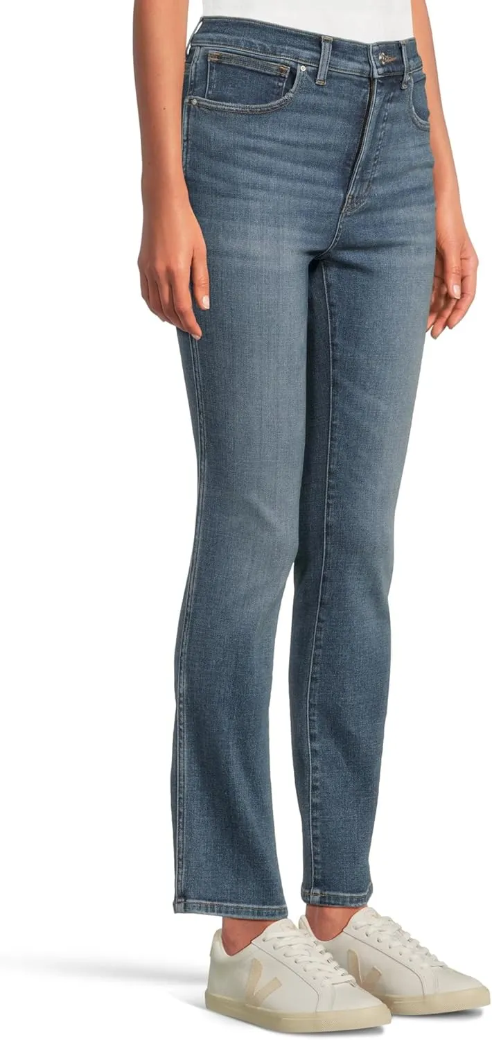 Madewell Women's Stovepipe in Light Wash with Step Hem
