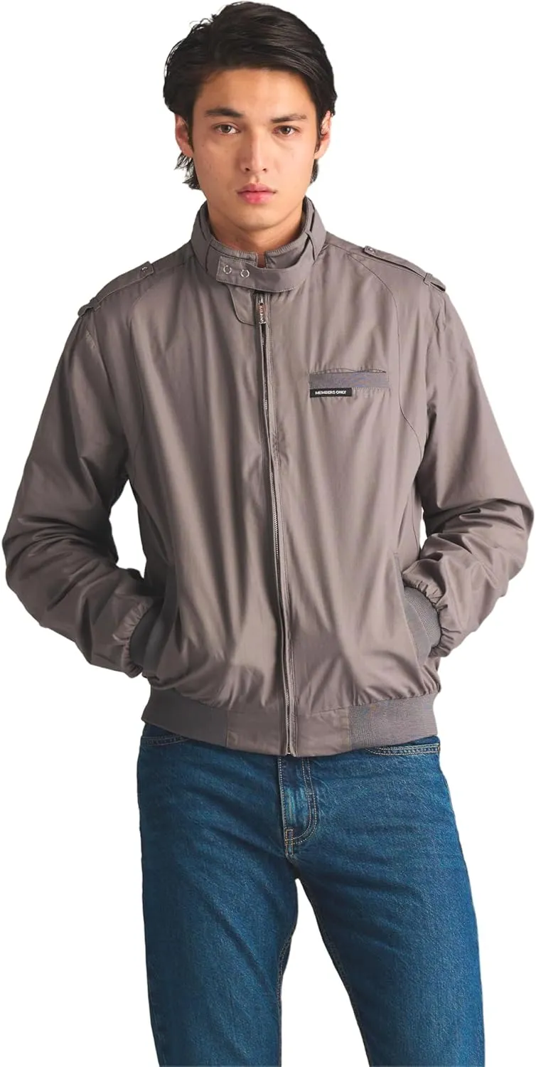 Members Only Classic Iconic Racer Lightweight Bomber Jackets Unisex