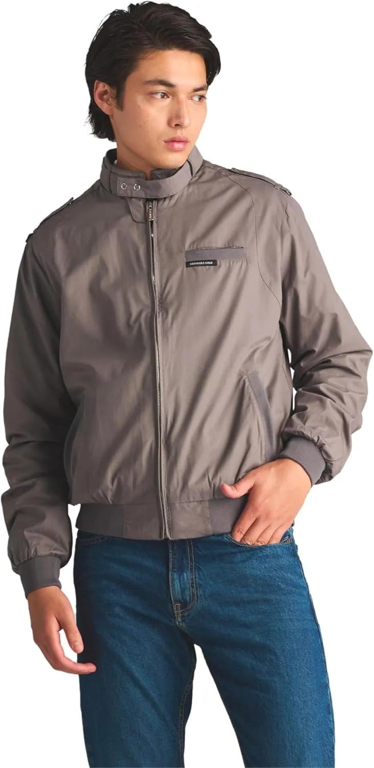Members Only Classic Iconic Racer Lightweight Bomber Jackets Unisex