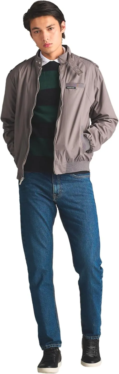 Members Only Classic Iconic Racer Lightweight Bomber Jackets Unisex