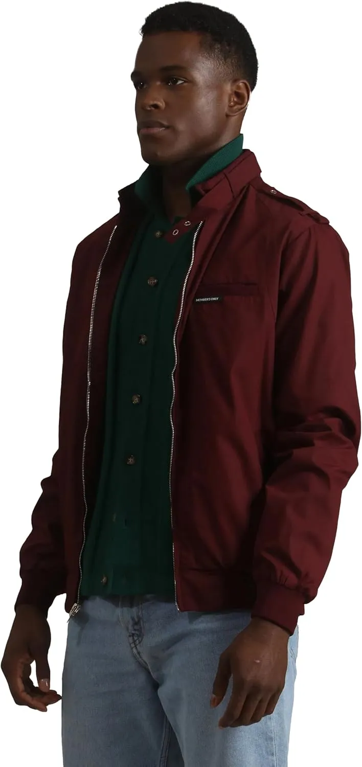 Members Only Classic Iconic Racer Lightweight Bomber Jackets Unisex