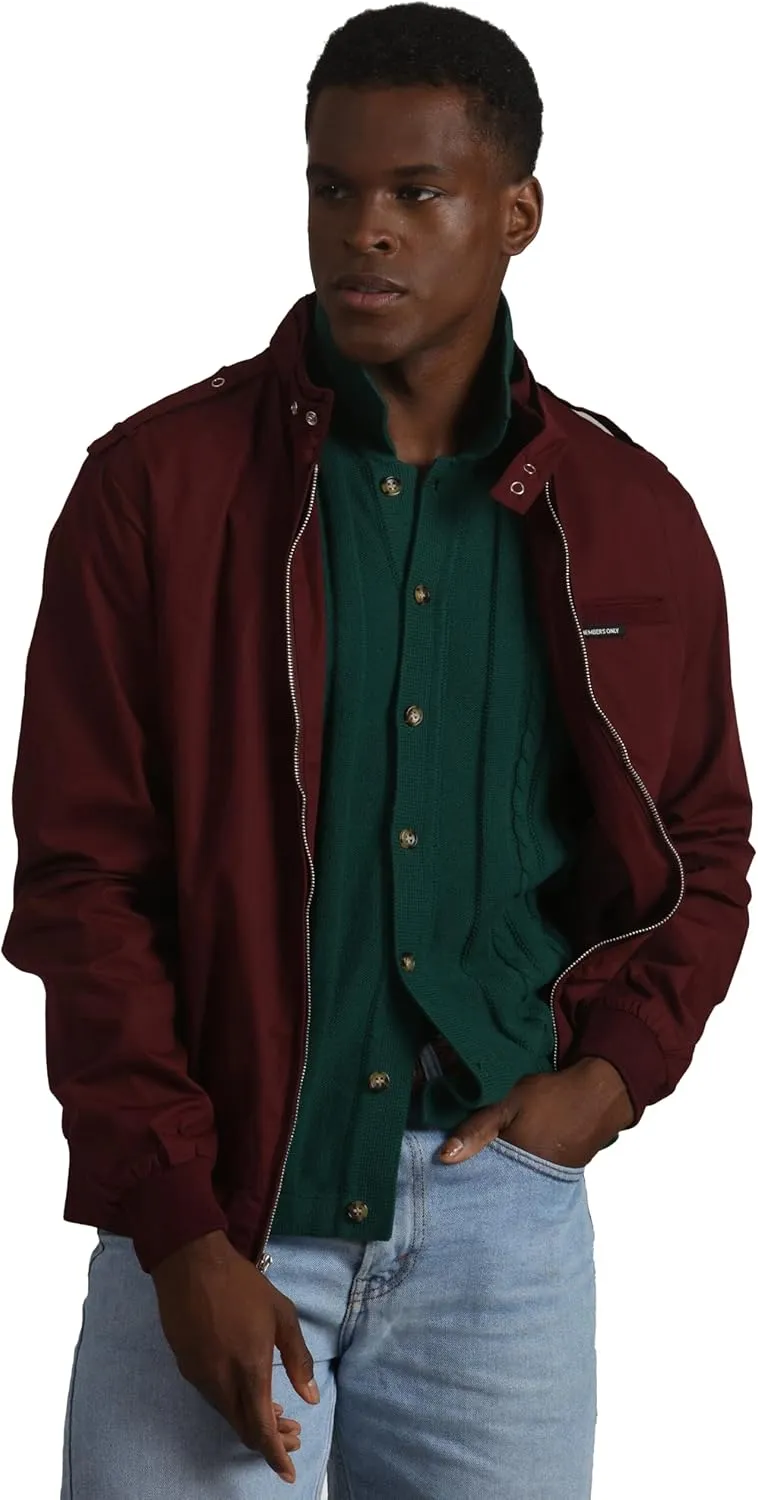 Members Only Classic Iconic Racer Lightweight Bomber Jackets Unisex
