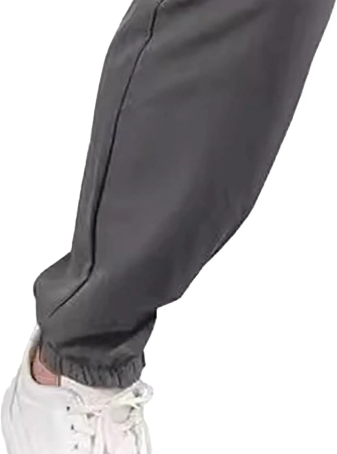 Mens Chinos Slim Fit Pocket Pants Regular Fit Casual Cargo Joggers Tapered Dress Comfort Solid Trousers