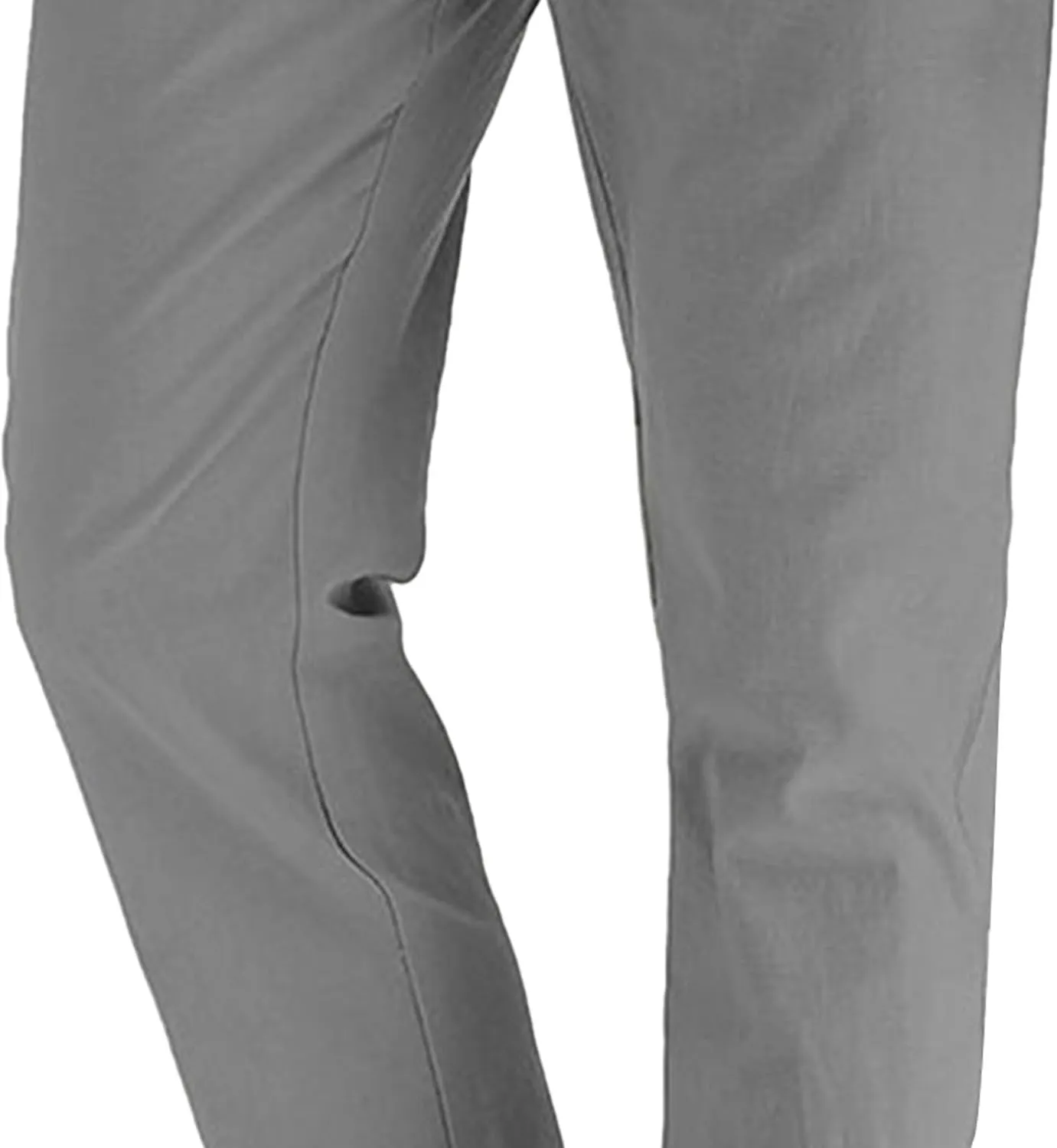 Men's Comfort Baggy Casual Pants Yoga Linen Straight Leg Hiking Pants Basic Solid Joggers Trousers